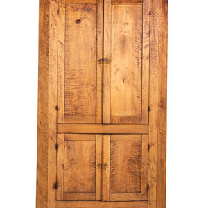 A Federal Tiger Maple Corner Cupboard
Likely