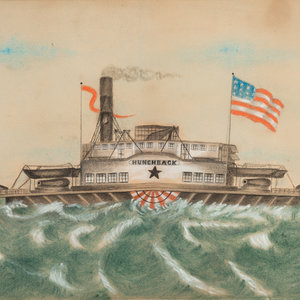 American School Circa 1860s USS 2a9a18