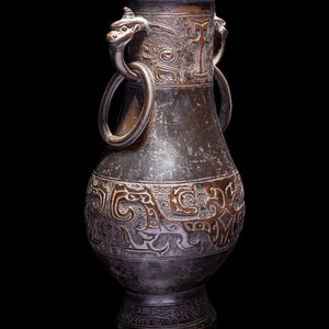 A Chinese Bronze Hu Vase
18TH/19TH