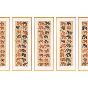 Five Thai Illustrated Manuscripts
each