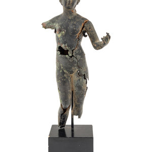 A Fragmentary Bronze Female Figure
After