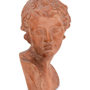 A Continental Terra Cotta Bust
Height