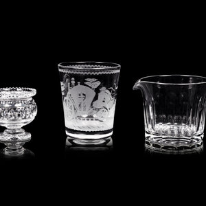 Three William Yeoward Glass Articles
Height