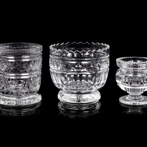 Three William Yeoward Glass Articles Height 2a9e92