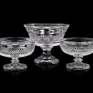 Three Waterford Cut Glass Bowls Diameter 2a9e99