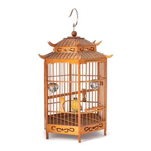 A Chinese Bamboo Birdcage
20th
