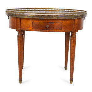 A Louis XV Style Marble-Top Low