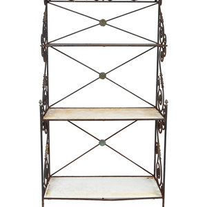 A French Wrought Iron Baker s Rack 20th 2a9f6d