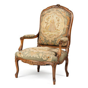 A Louis XV Style Carved Walnut 2aa04c