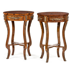 A Pair of Louis XV Style Marquetry 2aa04e