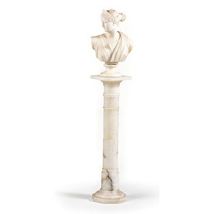 A Continental White Marble Bust 2aa074