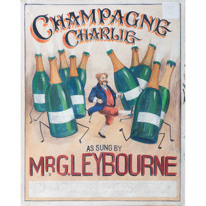 A Champagne Charlie Painted Canvas 2aa101