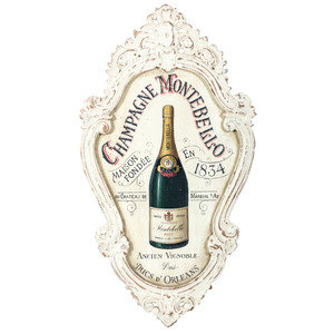 A Champagne Montebello 1884 Hand Painted 2aa107