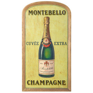 A Champagne Montebello Painted 2aa103