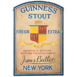 A Guinness Painted Wood Trade Sign 2aa10d