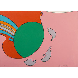 Peter Max American b 1937 Untitled lithograph Signed 2aa134