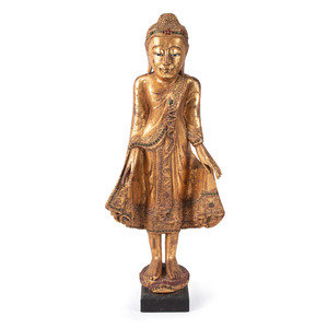 A Chinese Carved Gilt Wood Standing 2aa16d