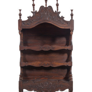 A French Provincial Walnut Hanging