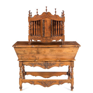 A French Provincial Walnut Panettiere