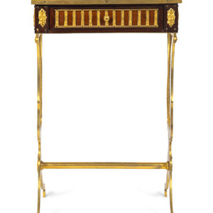 A Louis XVI Style Gilt-Bronze and