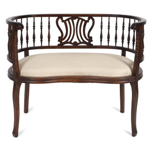 An Edwardian Mahogany Settee EARLY 2acb30