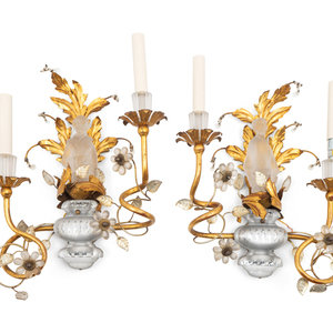 A Pair of Louis XV Style Frosted 2acb4b