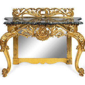 A George II Style Giltwood Console 19TH 2acb7a