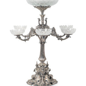 A Victorian Silver Plate Epergne
Circa