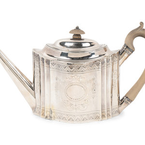 A Regency Silver Teapot PETER AND 2acbb7