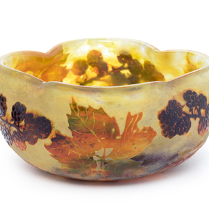 Cameo Glass Bowl
(France, Early 20th