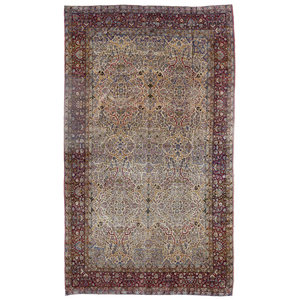 A Laver Kerman Wool Carpet 20TH 2acbdf