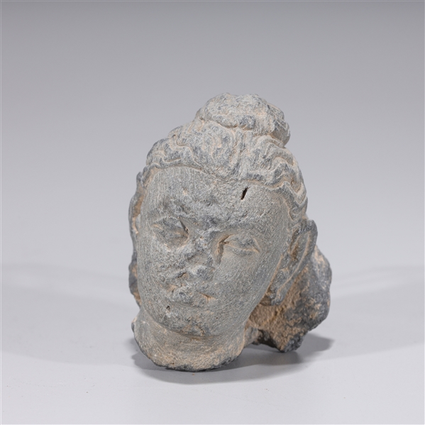 Gandharan carved head as is condition  2ace03