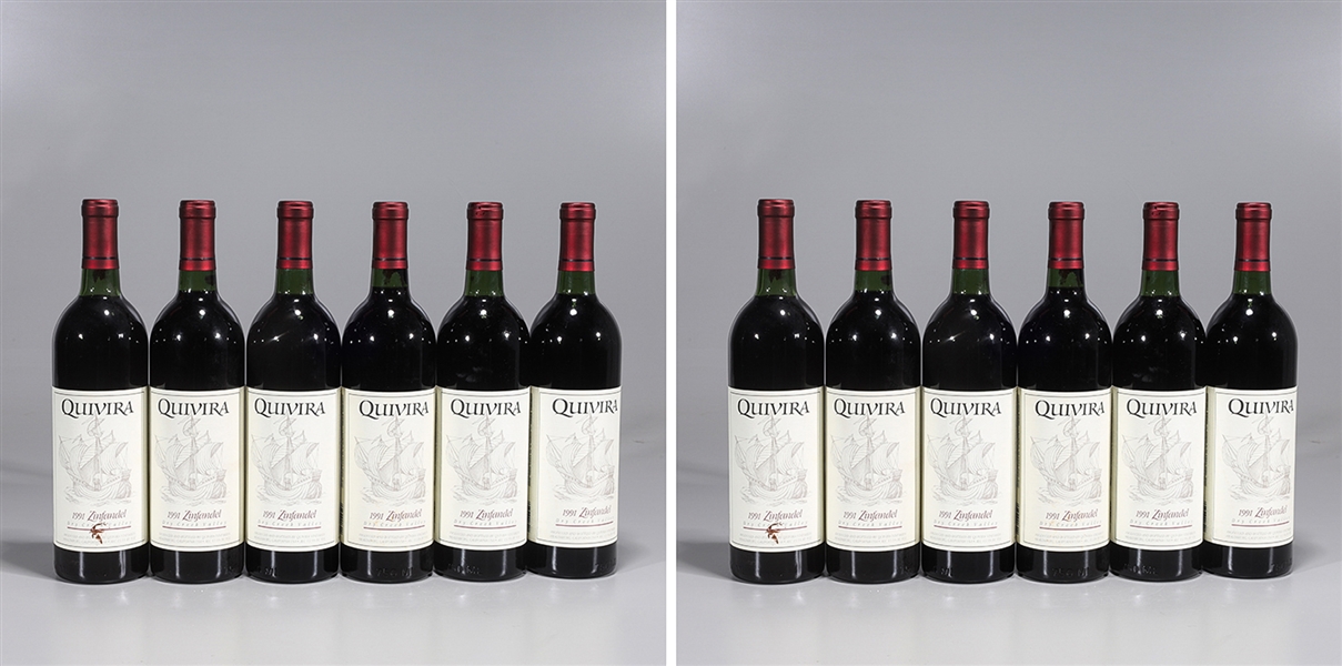 Lot of 12 bottles of Quivera 1991 2ace5f