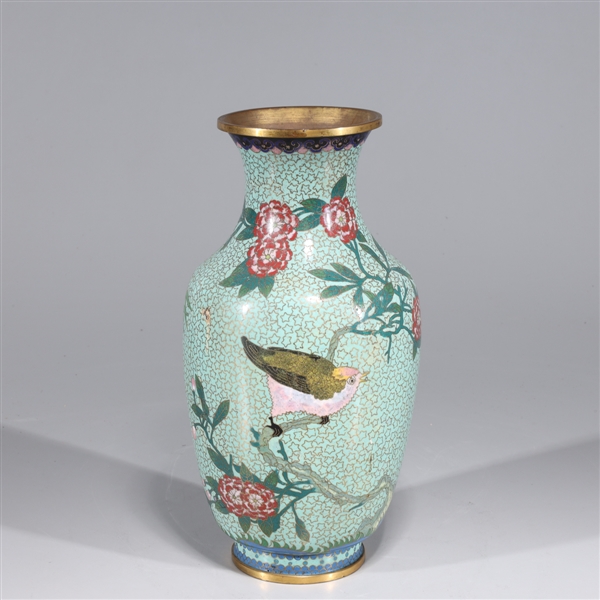 Chinese Cloisonne Enamel Vase, with