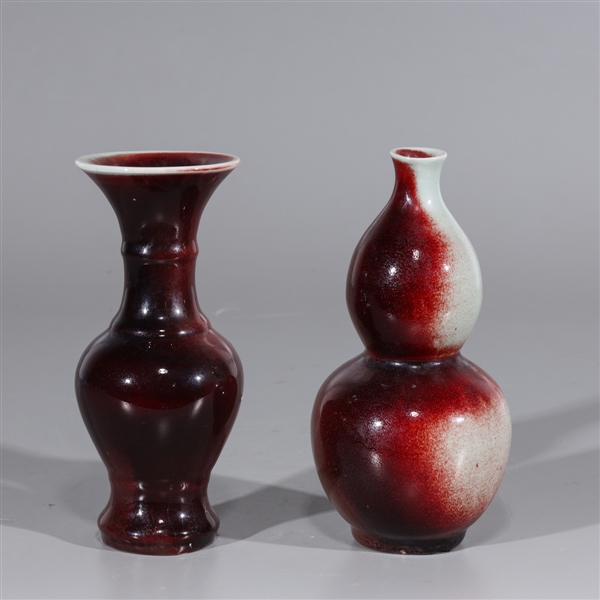 Two Chinese sang de boeuf vases 2acec8