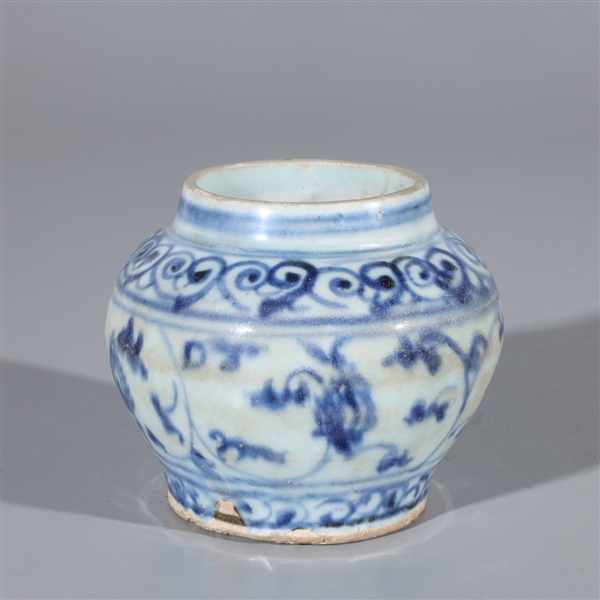 Antique Chinese blue and white
