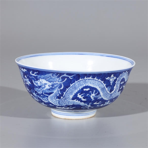 Chinese blue and white bowl with