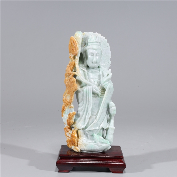 Chinese carved jadeite Guanyin 2acf08