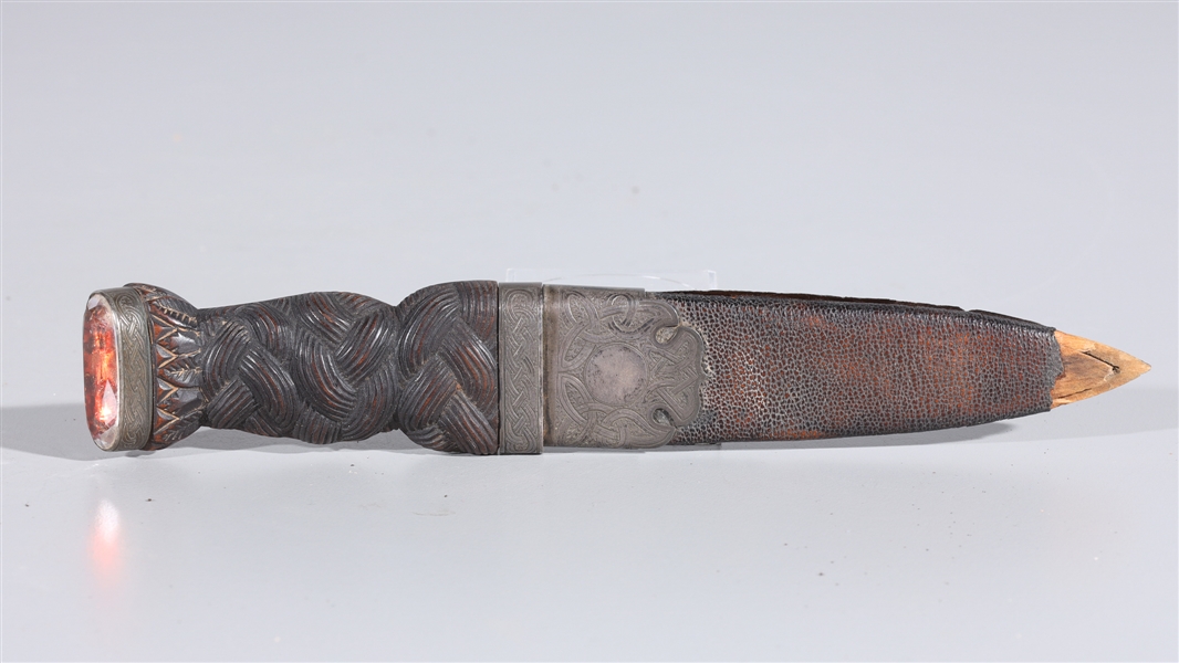 Scottish dagger with silver mounts 2acf52