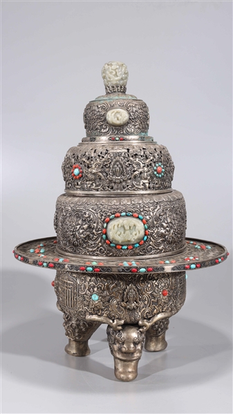 Large and ornate Chinese bronze