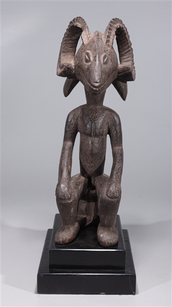 African carved wood Kuba seated 2acf86