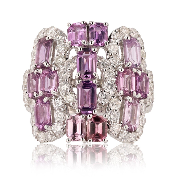 3 69ctw pink sapphire and diamond 2acfcb