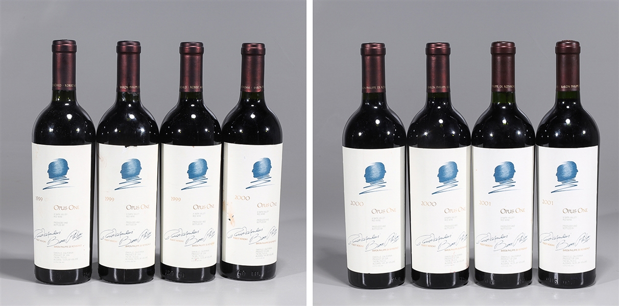 Eight bottles of Opus One red wine 2acfcc