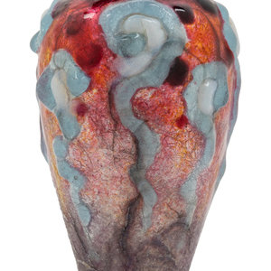 Camille Fauré
(French, 1874-1956)
Vase
enameled