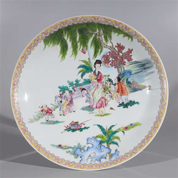 Chinese famille rose enameled porcelain