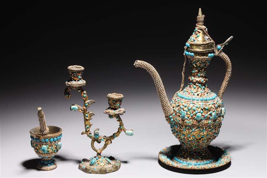 Group of decorative Middle Eastern