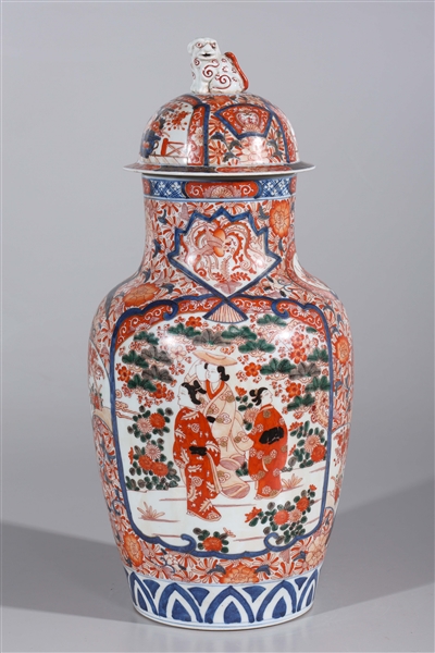 Chinese Imari style enameled porcelain