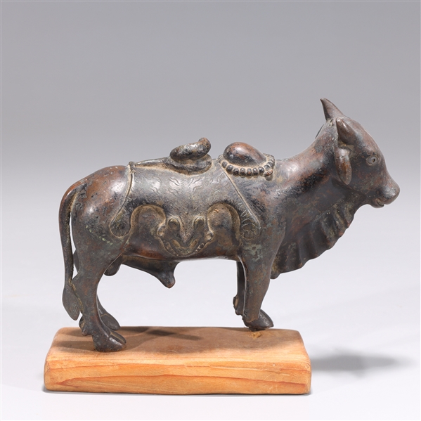 Antique Indian bronze bull statue 2ad13d
