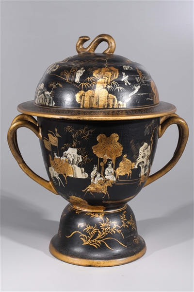 Chinese gilt lacquer imitating 2ad161