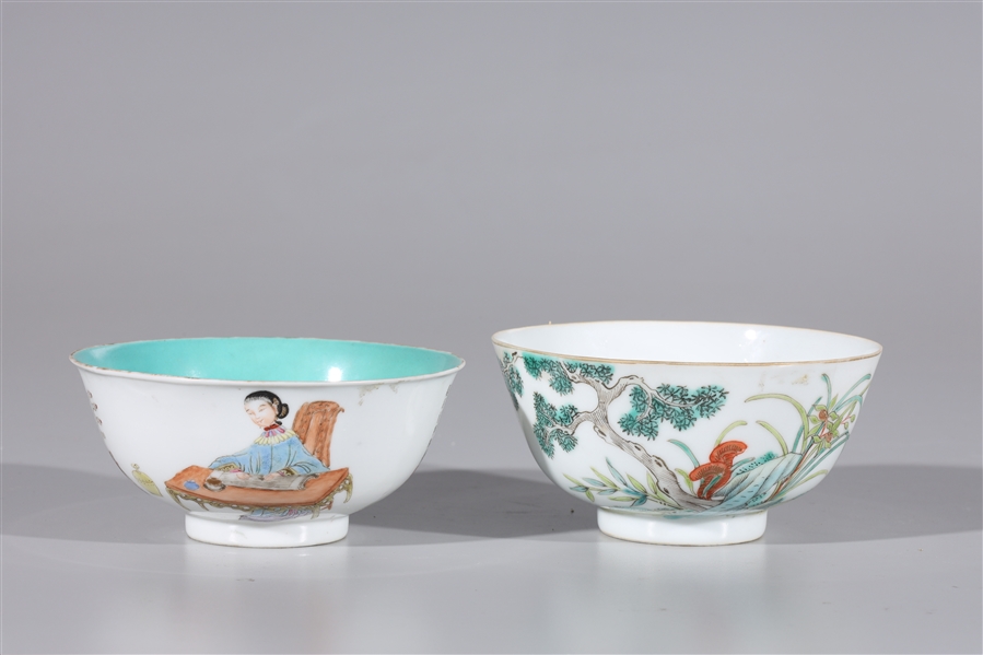 Two Chinese enameled porcelain 2ad1c8